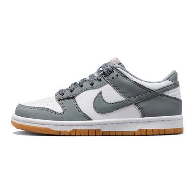 Dunk Low GS Reflective Grey Kindersneakers Wit Licht-IJzererts Gom-Lichtbruin FV0374-100