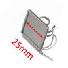 4 pièces/lot Bagues Ouvertes en Acier Inoxydable Supports Base Plate Vide Carré Rond Ovale Plateau Cabochon Résine Cadre Bijoux Fabrication