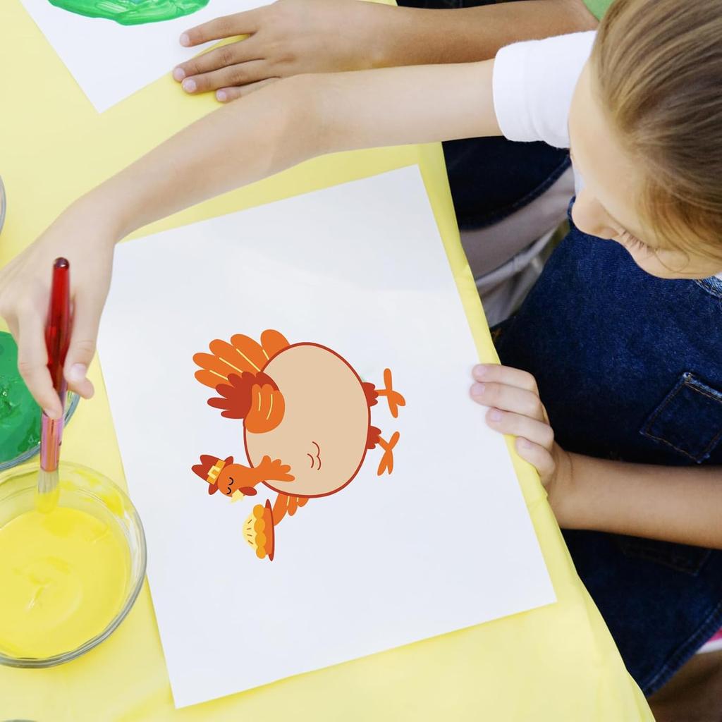 Fancy Land Turkey Cutouts 54 Pcs Fall Thanksgiving Decorations Holiday School Party Classroom Bulletin Board Decor