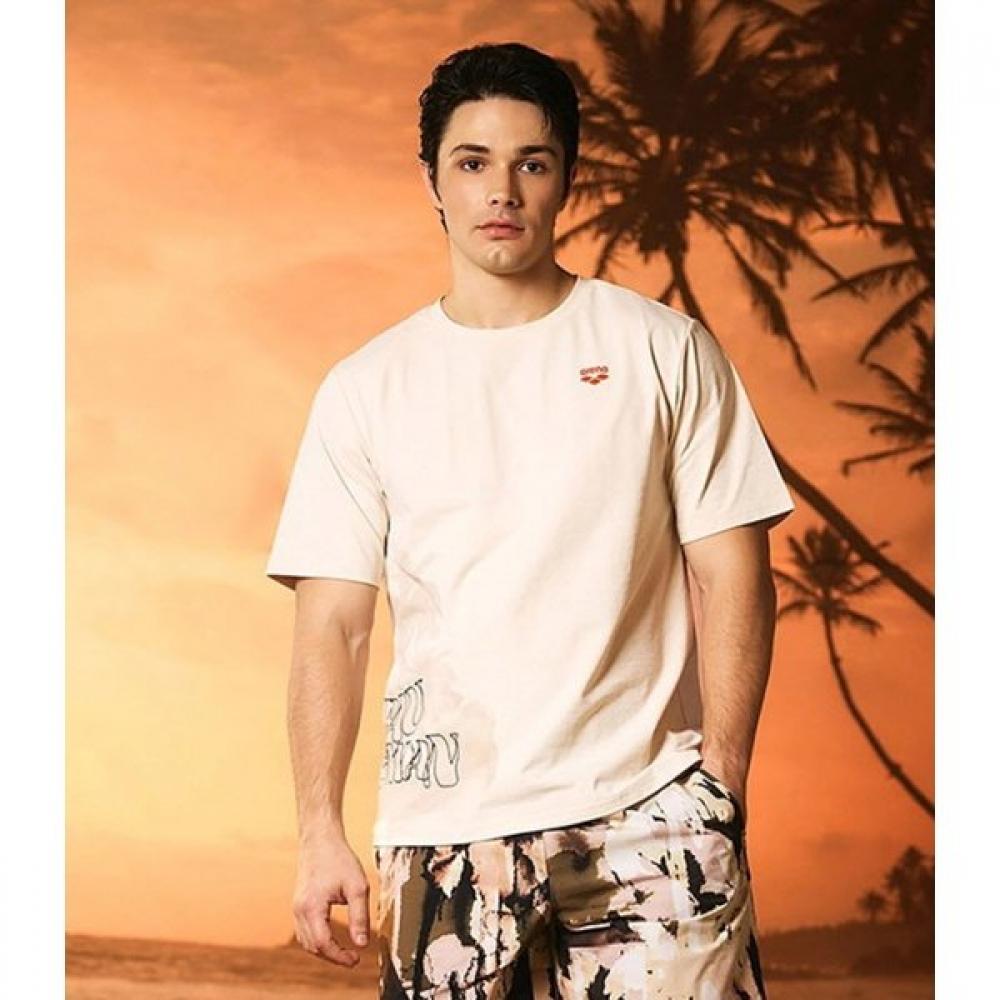 Arena Men S Neoprotect Relaxed Fit Short Sleeve raShguard A6bm1pr01 Lbg light beige/105