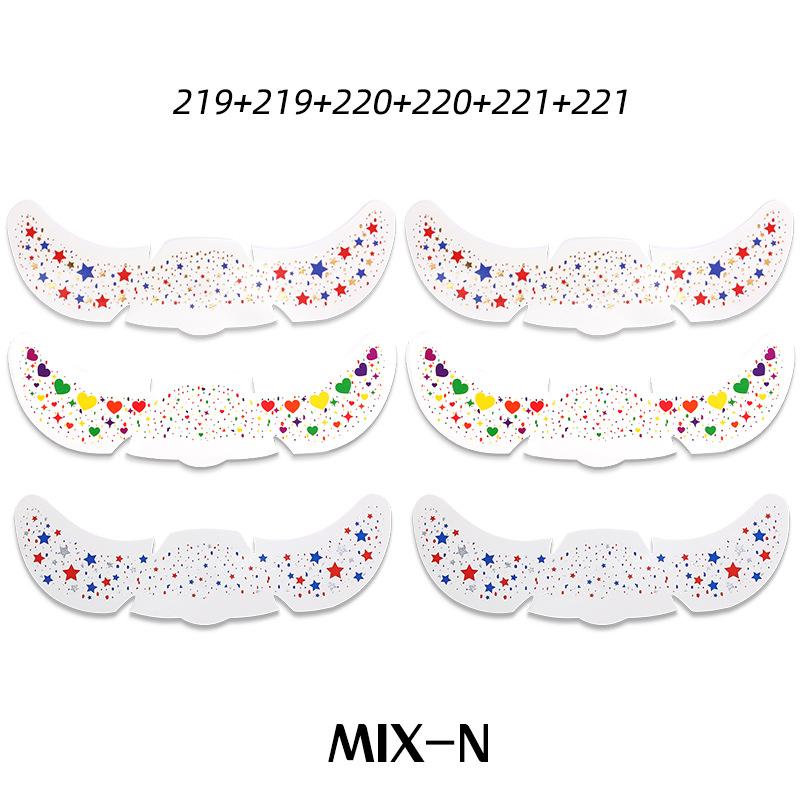 Tattoo Sticker Set Simulation Freckle Makeup Sticker Bronzing Hot Silver Face Sticker