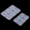 4 Set Silicone Beads Moulds Mold Resin Jewelry Making Pendant Craft DIY Tool