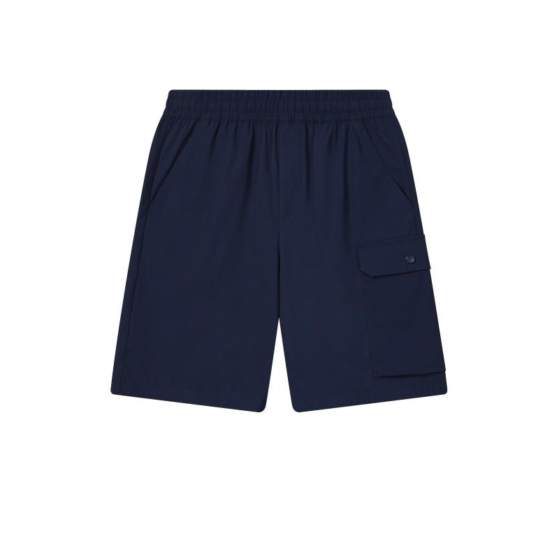 FILA Heritage Fashion Classic Simple Sports Trend Workwear Style Versatile Woven Five-Point Casual Shorts Men shorts F11M628806FDB S