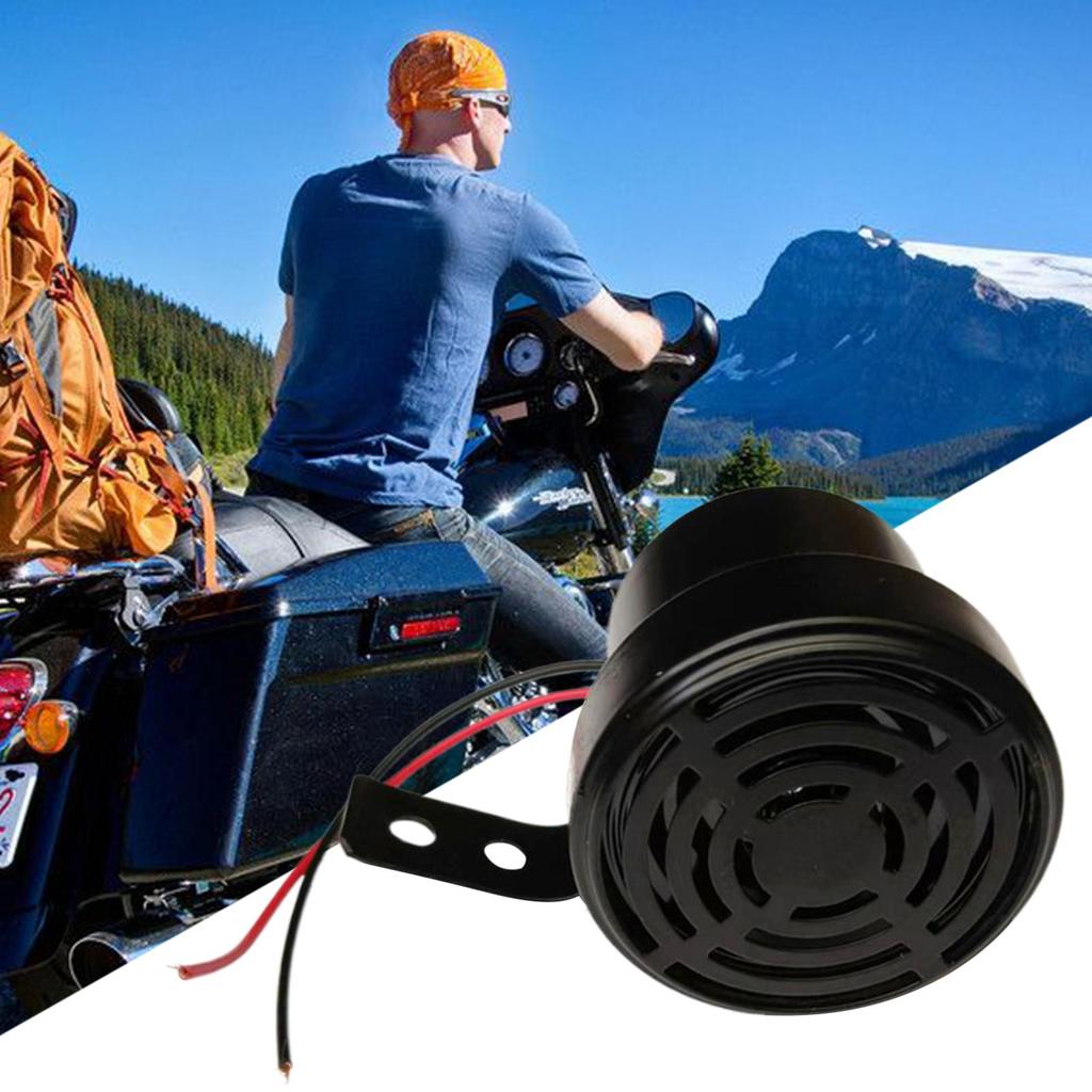 Tromba per Abbai di Cane per Motocicletta 12V-80V Allarme di Avvertimento per la Retromarcia Tromba per Abbai di Cane 4 Livelli di Regolazione del Volume Modifica Auto
