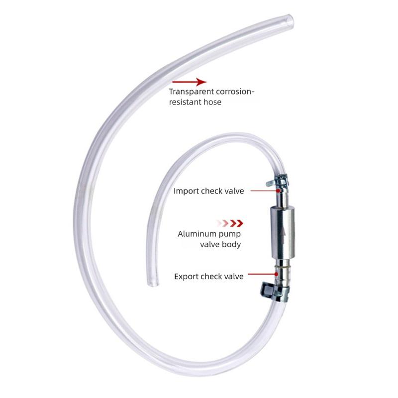 Bremsenentlüftungsschlauch Einweg-Rückschlagventile Schlauchentlüftungswerkzeug-Kit für Motorrad-Kupplung Motorrad-Bremsenentlüftungs-Kit