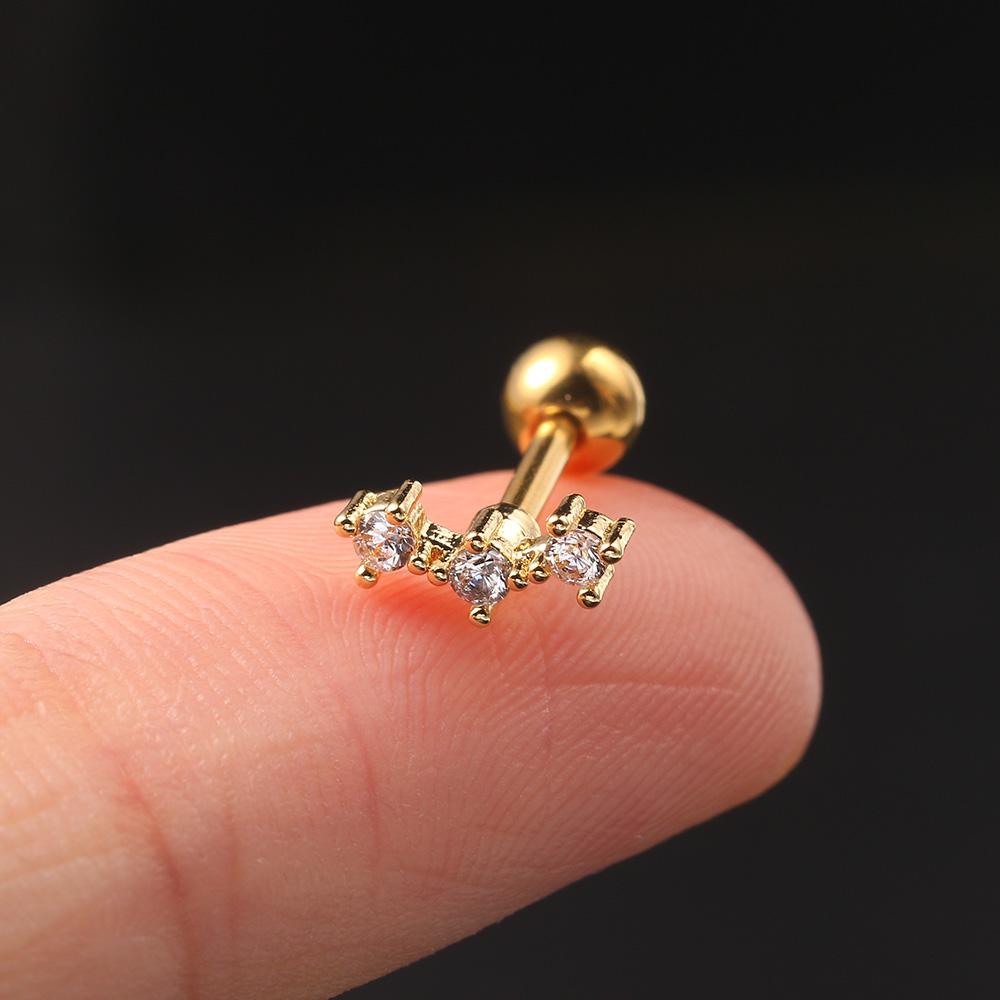 Piercing Constellation Earrings Women 1pc Daith Helix Body Jewelry Silver Color Cartilage Ear Accessories Conch Rook Tragus Lobe