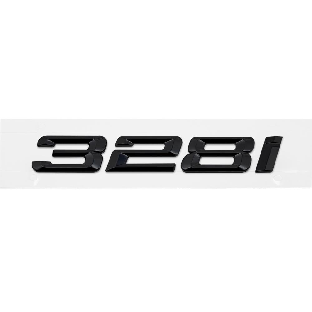 For BMW G20 G21 G28 F30 F31 F34 F35 E90 E91 E92 E93 E46 DIY Sticker Rear Trunk Badge Plastic Decal 3 Series 328i 330i 335i 340i KITG9