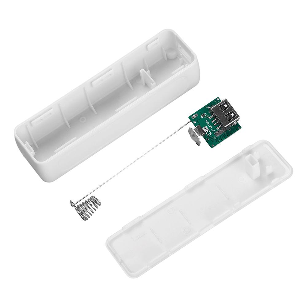 

1x21700 Power Bank Case DIY Kit Solder-Free Type-C 5V 1A Mini Portable Power Supply for High-Capacity 21700 Battery білий