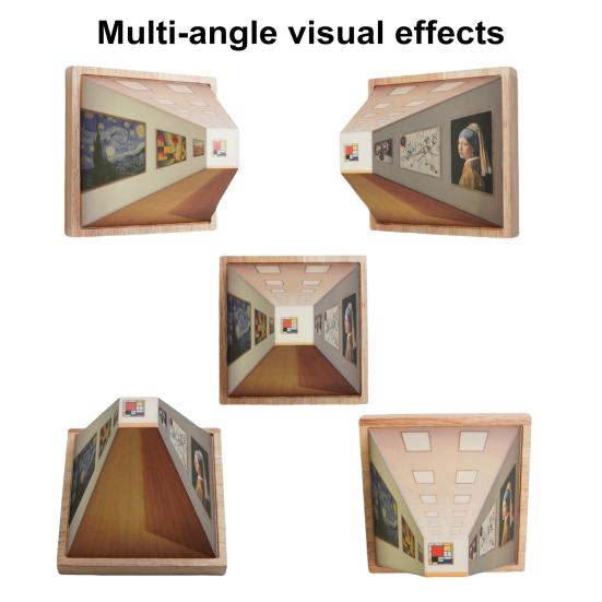 Naked Eye 3D Vision Night Light LED Illusion Atmosphere Light Classic Art