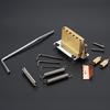 2 Point Guitar Tremolo Bridge with Tremolo System Saddles and Full Size Brass Block 2-Point Electric Guitar Bridge