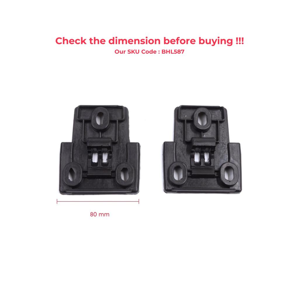 BHL587 Headlight Holder Repair Bottom Base Locking Bracket Set Left Right for Porsche Cayenne MK2 92A 958 2010-2014 7P5941149