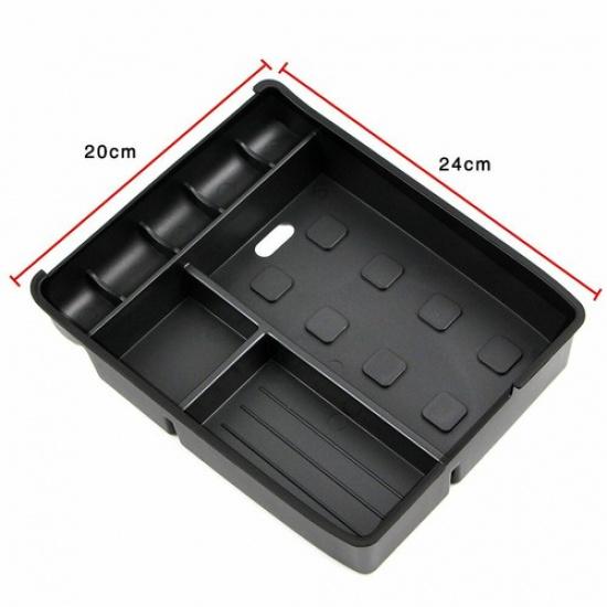 Armrest Storage Box Center Console Holder Tray for Toyota Highlander 2008-2013