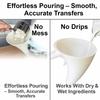 Flour Funnel Mixer 5 Qt, - Attachment For Tilt-Head Stand Mixer 4.5 & 5 (150), Dishwasher Safe No-Mess Baking Tool, Easy Pour