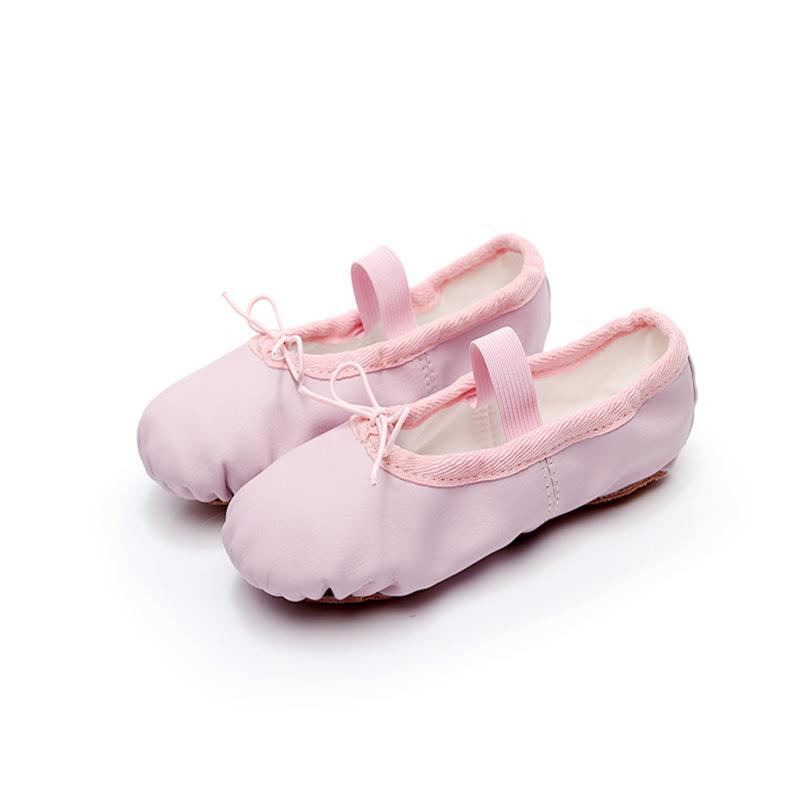 Weiche Sohle Ballettschuhe für Kinder und Erwachsene - PU-Leder Tanz- und Yoga-Schuhe
