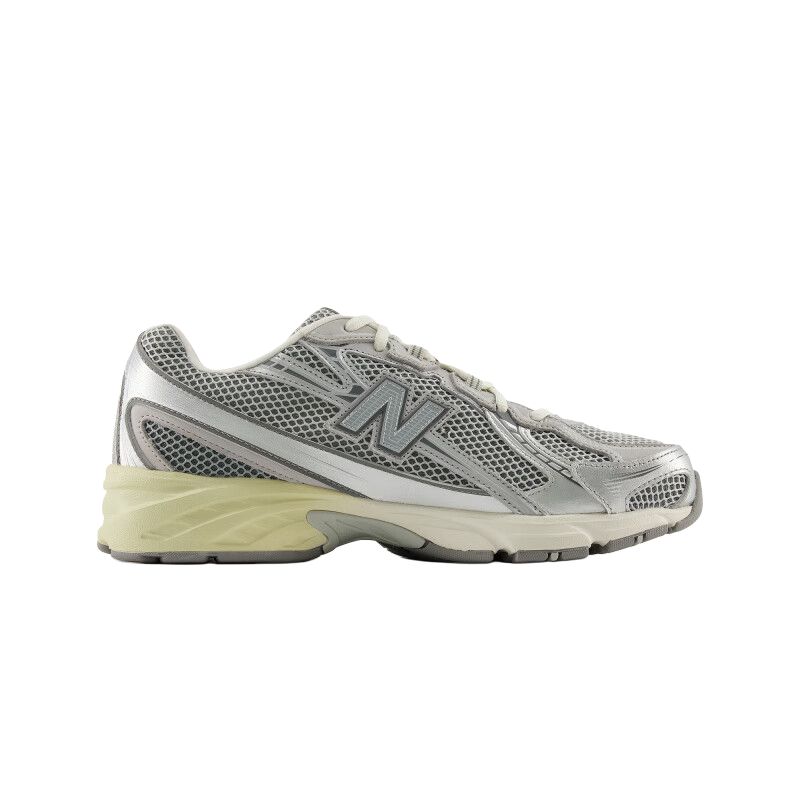 New New Balance NB 740 Anti Slip Wear Resistant Low Top Chunky Sneakers Unisex Silver U740AR2