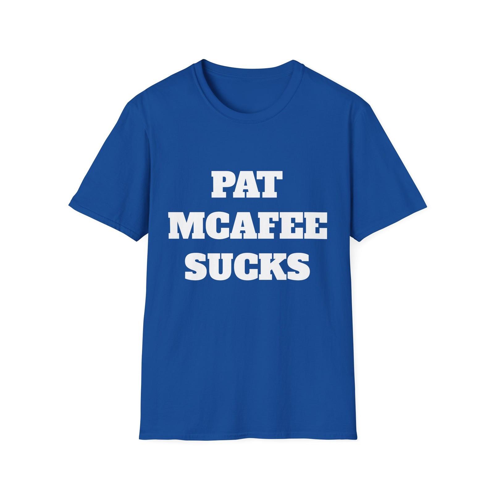 Pat McAfee Sucks T-Shirt - NFL Fan Popular Opinion Shirt 2XL