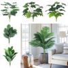 18 Leaves Simulation Plant Palm Tree Faux Greenery Leaves Creative Artificial Plant Leaves  Gift