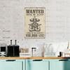 1 Pack Mid-Century Retro Tin Sign with Rough Rusted Style for Classic Indoor Décor, Available In 20x30cm or 30x40cm
