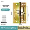 Detachable Self Closing Spring Door Closer Automatic Hardware Anti-Slam for Home Kitchen Bedroom Interior Doors