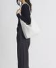 Green Stuff Simple Shopper Bag 62 Random Pleats - Ivory