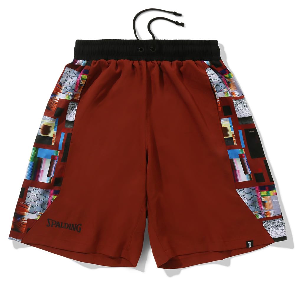 

Spalding Basketball Fabric Pants, Digital Collage Side Fig, Size L, SMP23119