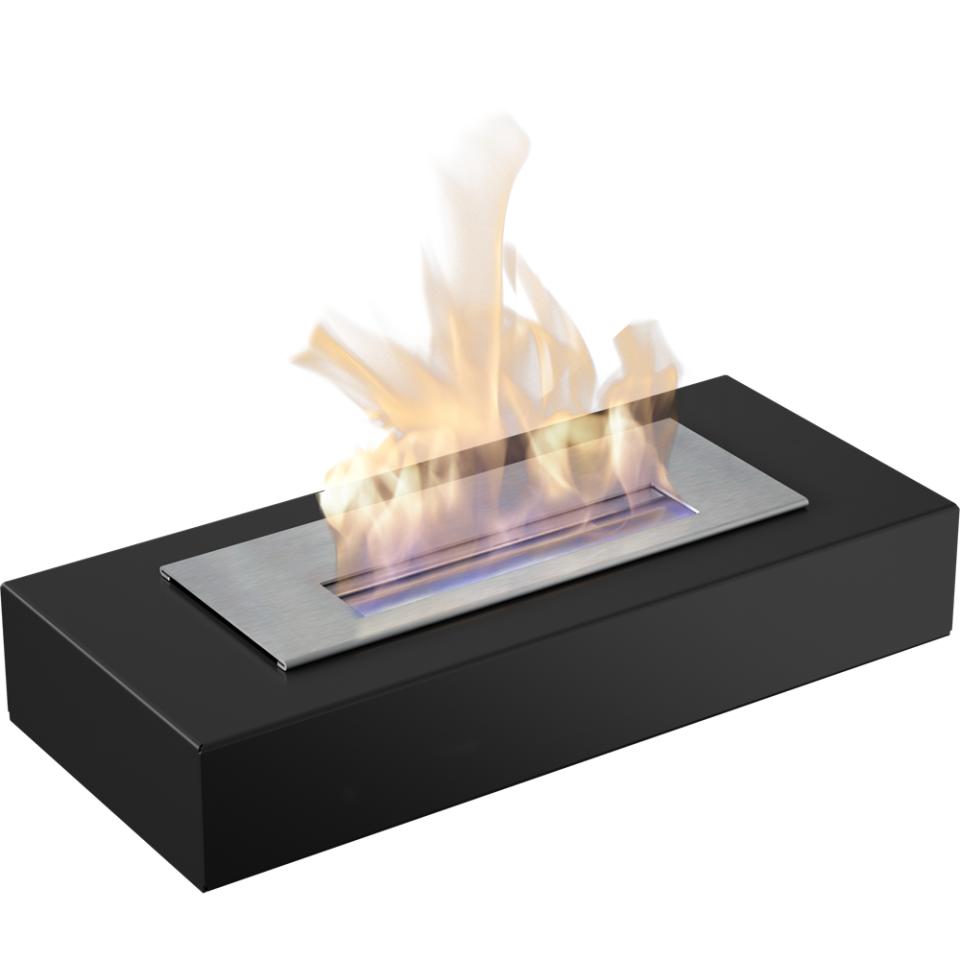 Freestanding Bioethanol Fireplace INDIA TÜV Set