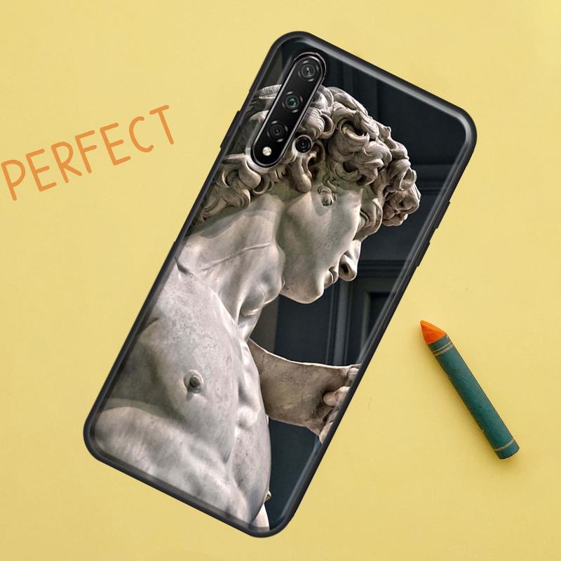 Michelangelo Art Case For Huawei Nova 9 10 SE 11i 8i 7i 3i Nova 5T Y60 Y61 Y70 Y90 P20 P30 P40 Lite P60 Pro