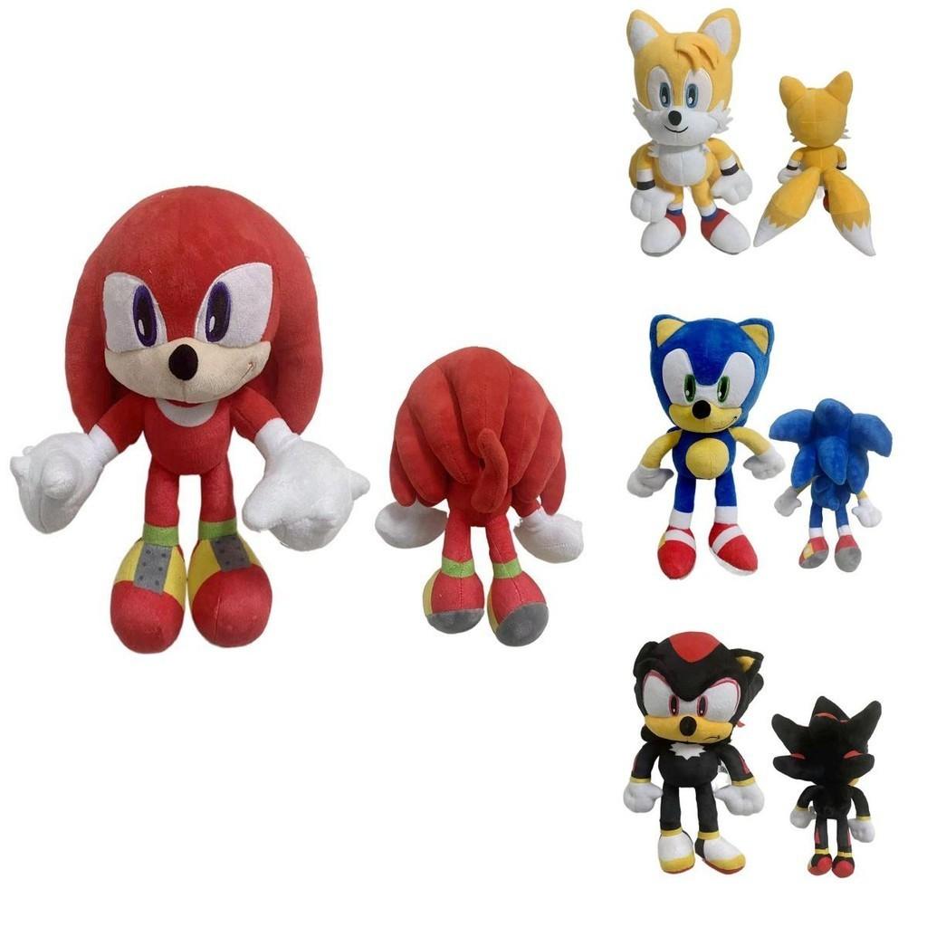 Cute 30cm Sonic Tails Plush Shadow The Hedgehog Knuckles Toy Super Sonic Soft Plush For Comfortable Snuggles