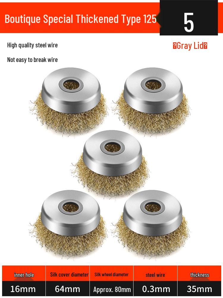 

100mm Bowl Type Angle Grinder Steel Wire Brush for Rust and Paint Removal