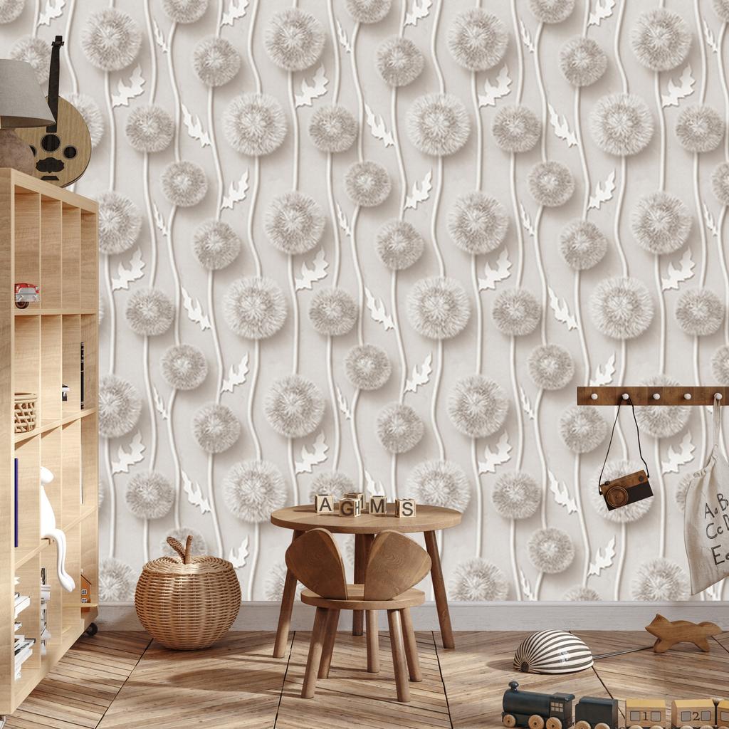 Dandelions wallpaper for living room and bedroom 50x1000