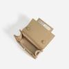 Niche Design Top-layer Leather Women's Bag Tofu Bag Pig Nose Small Square Bag Fashionable One-shoulder Crossbody Bag