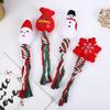Pet Christmas Dog Teething Toys: Cute Cartoon Cotton Rope for Teeth Cleaning