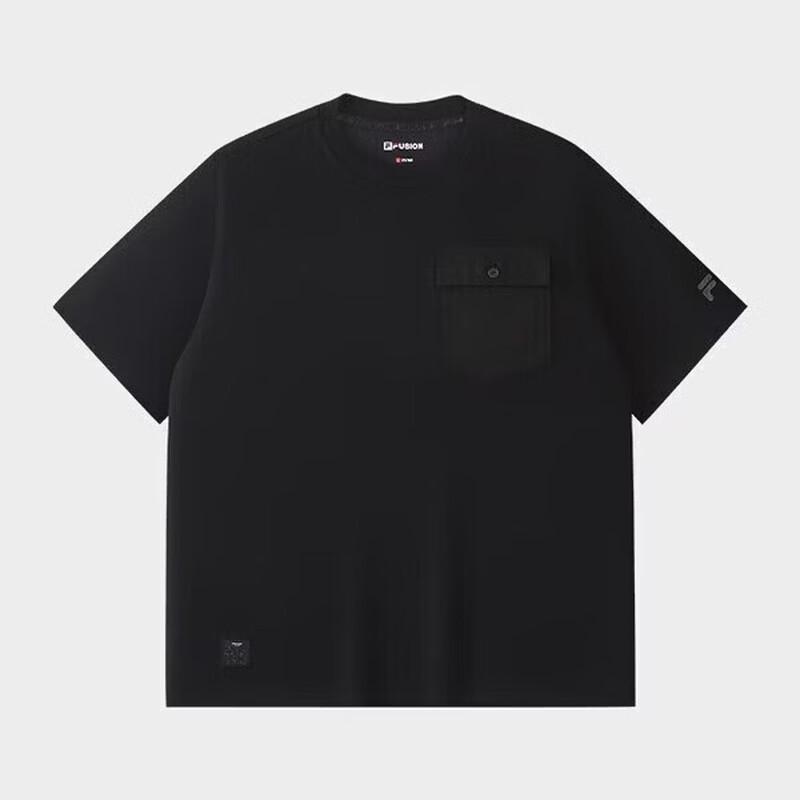 FILA FUSION Men s Knit Short Sleeve Cool-Feel T-Shirt M
