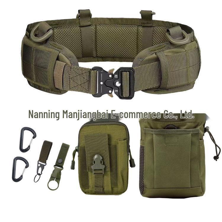 Tactical Outdoor Multifunction Waistband with Molle Accessories for CS Competitions
