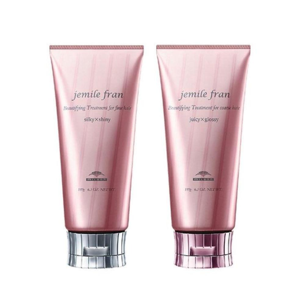 Milbon Jemile Fran Treatment Silky x Shiny  Juicy x Glossy 180g