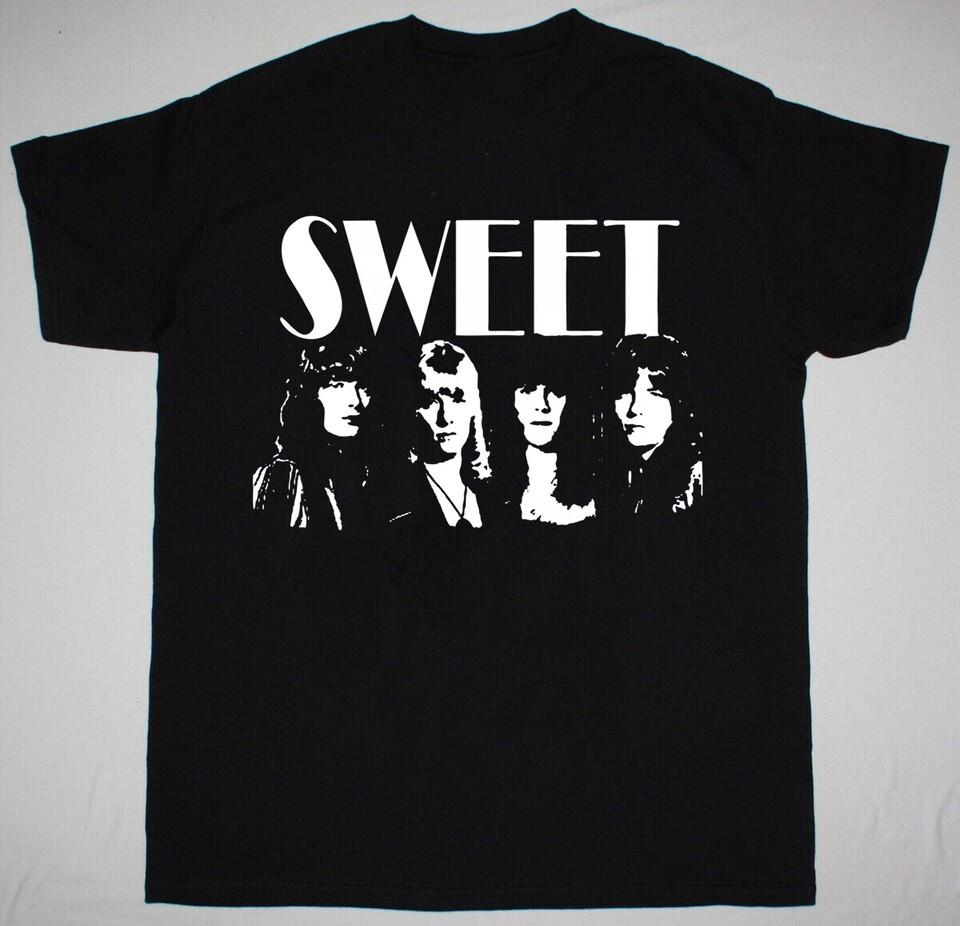 Rare Sweet Band Classic Short Sleeve Black All Size Shirt AM12
