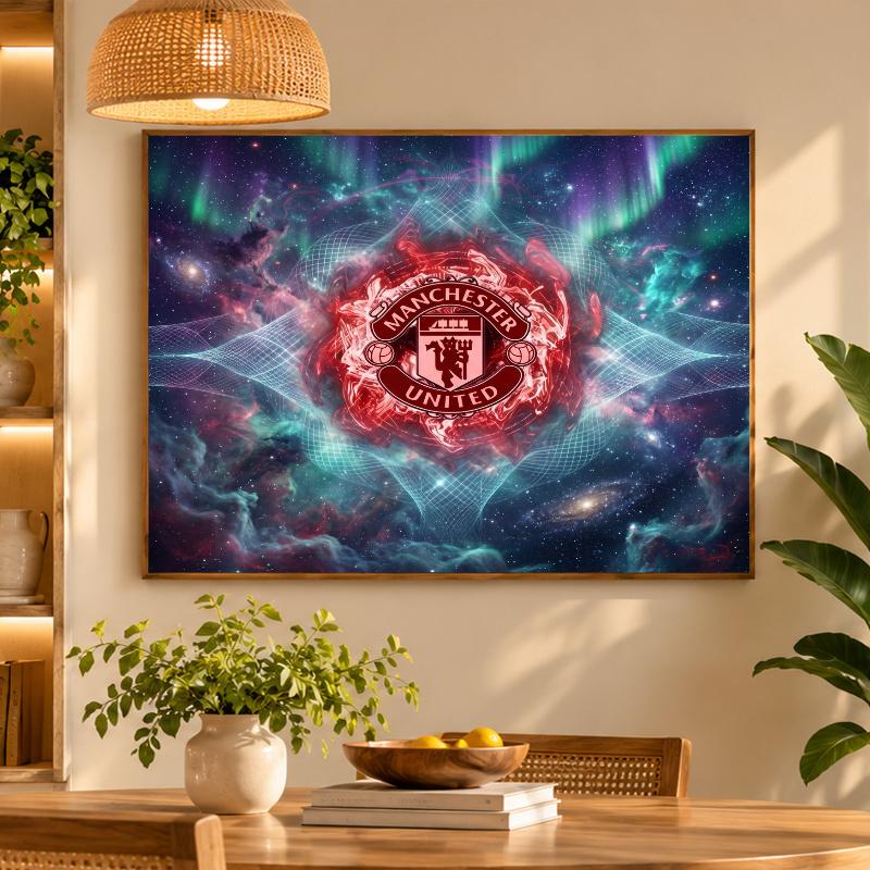 5D Diamond Painting Manchester United DIY Full Drill Diamond Art Kit Home Decoration