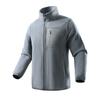 Men's Thick Fleece Stand Up Collar Warm Jacket with Fleece Zipper Cardigan and Fleece Jacket