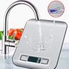 Digitale Küchenwaage, LED-Anzeige, 5 kg/1 g, Edelstahl-Panel, elektronische Waage, für Zuhause, Schmuck, Lebensmittel, Snacks, Wiegen, Backutensilien