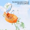 Foldable Dog Water Bottle Leak-Proof Pet Water Dispenser Portable Pet Water Bottle with Drinking Bowl for Dogs Cats Travel Hiking Outdoor Walking