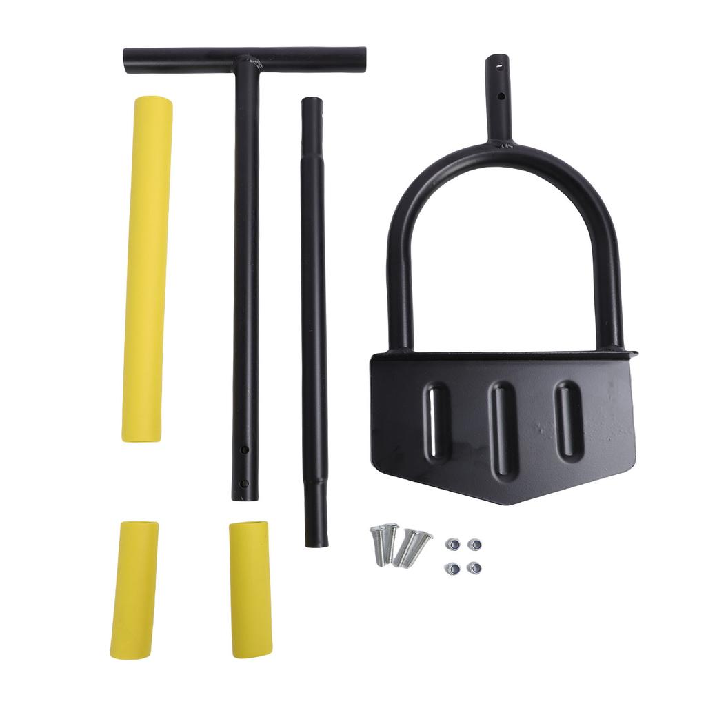 Edger Lawn Tool T Handle Stainless Steel Half Moon Lawn Edger for Garden Flower Bed Sidewalk