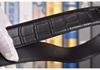 Crocodile Pattern Headless Men's Leather Belt, Perforated Belt Strip, Genuine Top-Layer Cowhide.
