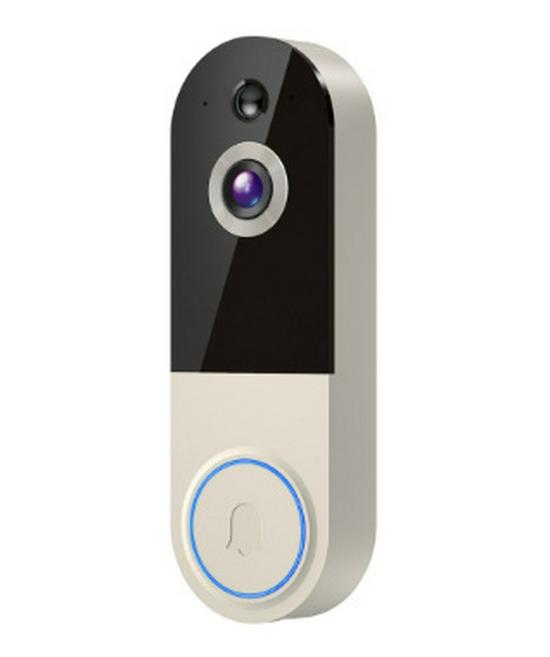 Smart Wireless Video Doorbell with Remote Intercom for Home Security