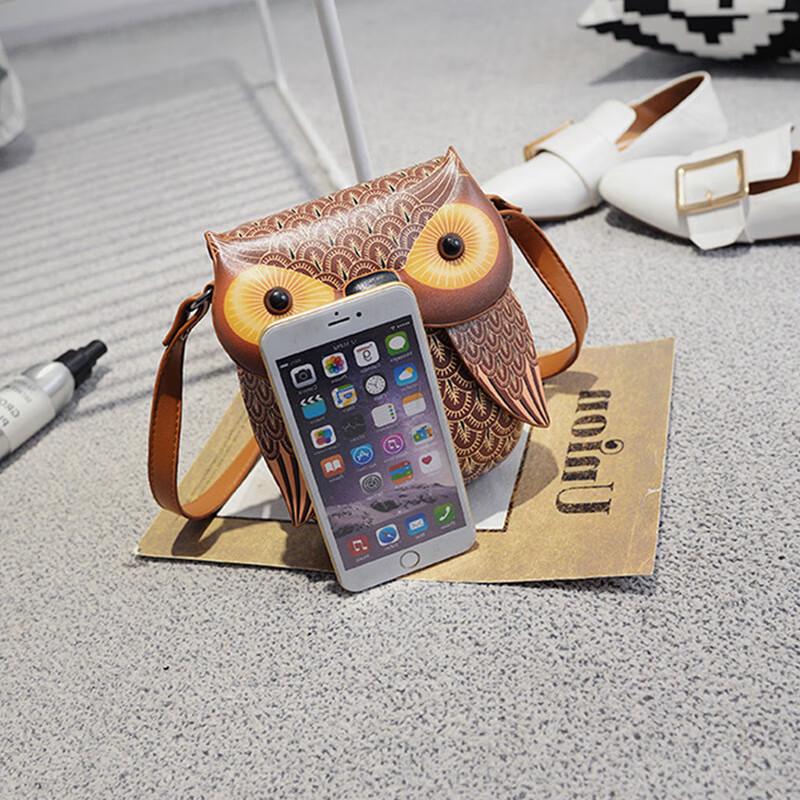 REWELL 2025 Fashion Cartoon Owl Small Crossbody Bag