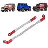 Aluminum Alloy 90mm RC Servo Linkage Steering Link Rod 7.5mm   Head Holder Tie Rod End Upgrade Kit for SCX10 III 1Celsius10 RC Crawler Car