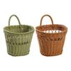 Woven Hanging Wall Basket Decoration Storage Organizer Fruit Vegetable Holder Wall Mounted Storage Basket for Bedroom Garden