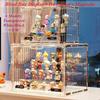 Containerized Design Acrylic Organizer for Collectible Figures Blind Box  jewelry 3-Layer HD Transparent Miniature Display Case