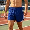 Men Fitness Shorts Summer Sports Quick-drying Breathable Gym Workout Short Pants Elastic Waist Drawstring Athletic Running