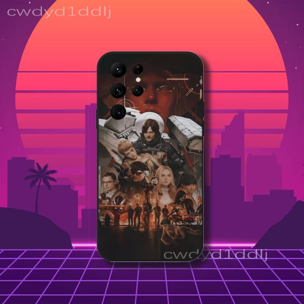 D-Death Stranding 2 On The Beach Phone Case For Samsung S10,S21,FE,S21 ,S26,S25,S24,S23,Ultra,S9,S22,Plus Black Shockproof TPU