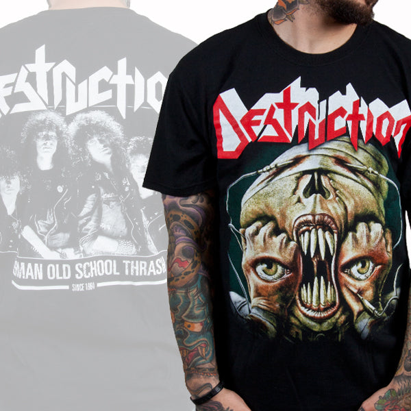 Destruction Diabolical Tour Band TShirt Cotton Graphic Tee Unisex Women Summer Streetwear Top